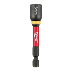Milwaukee® 49-66-4608 Impact Duty Magnetic Nut Driver, 1/4 in Drive, Proprietary Steel, 8 mm Hex
