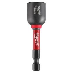 Milwaukee® 49-66-4612 Impact Duty Magnetic Nut Driver, 1/4 in Drive, Proprietary Steel, 12 mm Hex