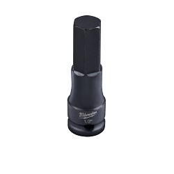 Milwaukee® SHOCKWAVE™ 49-66-5154 Lineman's Hex Bit Socket, 1/2 in Square Drive, 3/8 in