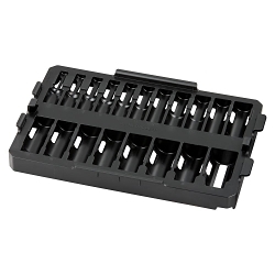 Milwaukee® 49-66-6831 49-66 Socket Tray, 3/8 in Drive, 19 Pieces, 11.99 in OAL
