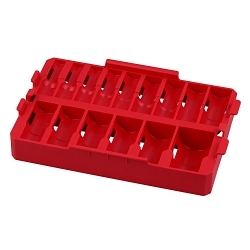 Milwaukee® 49-66-6832 49-66 Socket Tray, 1/2 in Drive, 15 Pieces, 11.99 in OAL