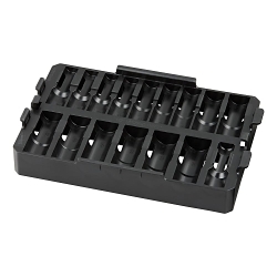 Milwaukee® 49-66-6833 49-66 Socket Tray, 1/2 in Drive, 16 Pieces, 11.99 in OAL