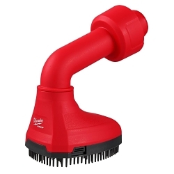 Milwaukee® AIR-TIP™ 49-90-2020 Swiveling Palm Universal Utility Brush Tool, 2-1/2 in Dia, Plastic Brush, Red