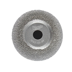 Milwaukee® 49-93-2410 Flared Contour Buffing Wheel, 2 in Dia, 3/8 in Center Hole, Fine Grade