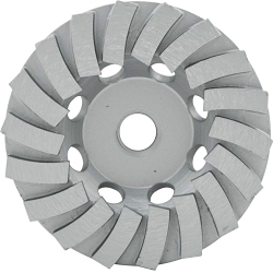 Milwaukee® 49-93-7790 Segmented Turbo Cup Wheel, 5 in Dia, Diamond Abrasive