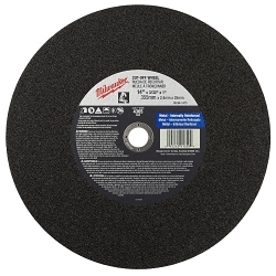 Milwaukee® 49-94-1415 Type 1 General Purpose Cutting Wheel, 14 in Dia x 3/32 in THK, 1 in Center Hole, A36P Grit, Aluminum Oxide Abrasive