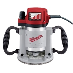 Milwaukee® 5625-20 Double Insulated Fixed Base Production Router, Electric Switch, 1/4 in, 1/2 in Chuck, 10000 to 24000 rpm Speed, 3-1/2 hp, 120 V AC