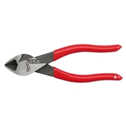 Milwaukee® MT506 Plier, 6 in Nominal, Steel Jaw, 6.09 in OAL, Flush Cut