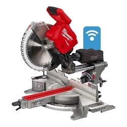 Milwaukee® M18 FUEL™ 2739-20 Dual Bevel Cordless Compound Miter Saw, 12 in Blade, 1 in Arbor/Shank, 6-3/4 in Vertical Against Fence, 7-1/2 in Vertical Nested Crown, 2 x 14 90 deg Cross Cut/45 deg Bevel Cross Cut, 8 in 45 deg Miter Cross Cut Cutting