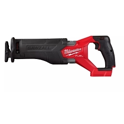 Milwaukee® 2821-20 M18 FUEL™ SAWZALL® Cordless Reciprocating Saw With Integrated Work Light, Keyless Adjustable Shoe and Keyless Blade Clamp, 1-1/4 in L Stroke, 0 to 3000 spm, 18 V DC, 17.1 in OAL
