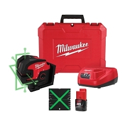 Milwaukee® 3624-21 Laser level, +/- 1/8, 33 in/ft Accuracy, Glass-Filled Nylon Housing
