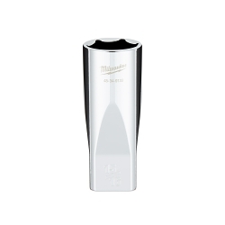 Milwaukee® 45-34-9133 Standard Socket With FOUR FLAT™ Sides, 1/2 in, 15/16 in Deep Socket, 6 Points