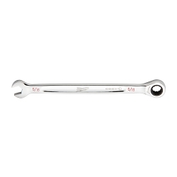 Milwaukee® 45-96-9210 Ratcheting Standard Length Combination Wrench, 5/16 in Wrench, 12 Points, 5.75 in OAL, Steel