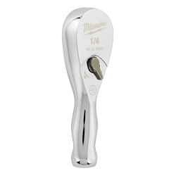 Milwaukee® 48-22-9003 Slim Profile Ratchet, 1/4 in Drive, 3 in OAL, Steel, Polished Chrome