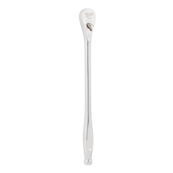 Milwaukee® 48-22-9037 Slim Profile Ratchet, 3/8 in Drive, 12 in OAL, Steel, Polished Chrome