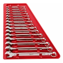 Milwaukee® 48-22-9415 Combination Wrench Set, 15 Pieces