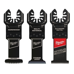 Milwaukee® 49-10-9001 OPEN-LOK™ Multiple Design Bi-Metal Blade Set, For Use With All-Purpose Oscillating Multi-Tool