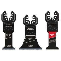 Milwaukee® 49-10-9005 OPEN-LOK™ End Cut Bi-Metal Blade Set, For Use With Oscillating Multi-Tool