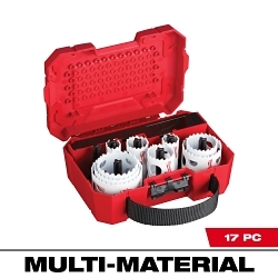Milwaukee® HOLE DOZER™ 49-22-4029 Hole Saw Kit, 17 Pieces, Bi-Metal, Thermoset Coated