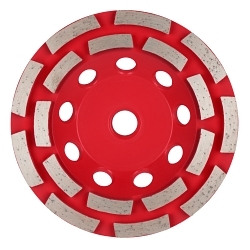 Milwaukee® 49-93-7760 Double Row Cup Wheel, 5 in Dia, Diamond Abrasive