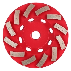 Milwaukee® 49-93-7780 Segmented Turbo Diamond Cup Wheel, 4 in Dia