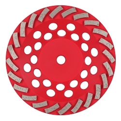 Milwaukee® 49-93-7795 Segmented Turbo Diamond Cup Wheel, 7 in Dia