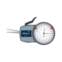 Mitutoyo 209-301 Internal Metric Dial Caliper Gage, 5 to 15 mm, Graduations: 0.005 mm, 0.4 mm W x 2.3 mm D Groove