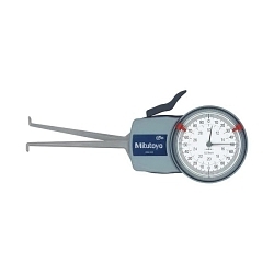 Mitutoyo 209-302 Internal Metric Dial Caliper Gage, 10 to 30 mm, Graduations: 0.01 mm, 0.8 mm W x 5.2 mm D Groove