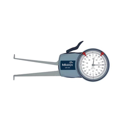 Mitutoyo 209-304 Internal Metric Dial Caliper Gage, 30 to 50 mm, Graduations: 0.01 mm, 1.2 mm W x 7 mm D Groove