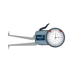 Mitutoyo 209-305 Internal Metric Dial Caliper Gage, 40 to 60 mm, Graduations: 0.01 mm, 1.2 mm W x 8.3 mm D Groove