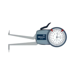 Mitutoyo 209-306 Internal Metric Dial Caliper Gage, 50 to 70 mm, Graduations: 0.01 mm, 1.2 mm W x 8.3 mm D Groove