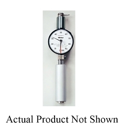 Mitutoyo 811-333-10 Hardmatic HH-300 811 Long Leg Shore D Scale Dial Durometer, 20 to 90 HD, 186 mm H x 56 mm W x 33.5 mm D Dial, 0.1 mm Tip