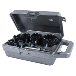 Morse® 162005 Maintenance Hole Saw Kit, 11 Pieces, Tungsten Carbide Grit