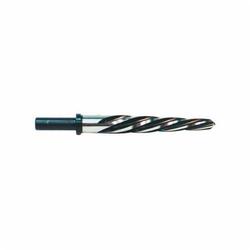 MORSE® 21002 1650 Threaded Construction Reamer, 1/2 in Dia, 6 in OAL, 1/2 in 3-Flat Shank, Left Spiral Flute