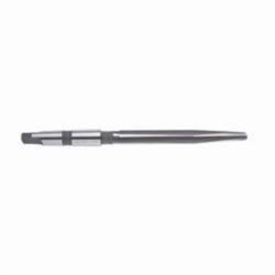 MORSE? 22672 1697 Bridge Reamer, 9/16 in Dia x 9 in L, #2 Morse Taper Shank, Straight Flute