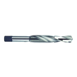 MORSE? 38618 2080 Spiral Flute Combination Drill and Tap, 7/16-14 UNC Thread