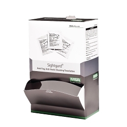 MSA 10022087 Pre-Moistened Towelette, 100 Tissue, For Use With Sightgard® Cleaning Protective Eyewear