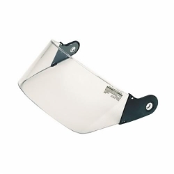 MSA 10037315 Faceshield Visor With Wing Protectors, Clear, Polycarbonate, 4 in H, For Use With Fire and Rescue Helmets, NFPA 1971-2007, ASTM D648