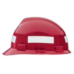 MSA 10039100 Reflective Striping, 4 in L x 1 in W, Silver/White