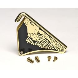 MSA 10049738 Silk-Screen Front Holder Kit, 6 inch Size, Brass