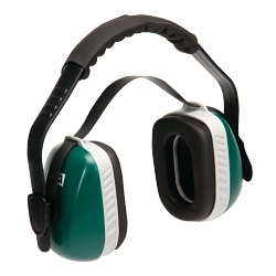 MSA 10061273 Economuff Earmuffs, 23/24 dB Noise Reduction, Black, Over The Head Band Position, ANSI S3.19-1974|CSA Class B