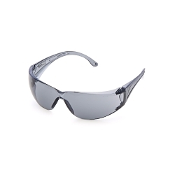 MSA 10065850 Outdoor Spectacles With UV Protection, Anti-Scratch, Gray Lens, Polycarbonate Frame, ANSI/ISEA Z87.1-2010, CSA Z94.3