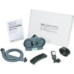 MSA OptimAir® 10081114 Lightweight Powered Air Purifying Respirator System, NiMh Battery, NIOSH Approved