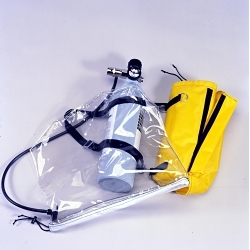 MSA 10066740 TransAire® 10 Escape Respirator, Urethane/Teflon®, For Gas Type Vapors or Oxygen and Toxic Gasses, NIOSH 42 CFR, Part 84/TC-13F-217, US Listed