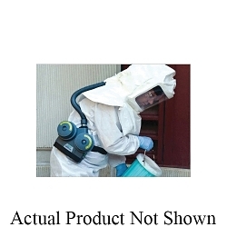 MSA 10083330 Double Bib Hood Assembly With Suspension, Standard, For Use With OptimAir®TL, Tychem® QC PAPR APR & PAPR System, White