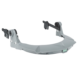 MSA V-Gard® 10121267 Faceshield Frame, For Use With Slotted Caps, Plastic, Specifications Met: ANSI/ISEA Z87.1-2010, CSA Z94.1-2015, EN 166