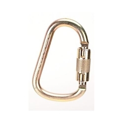 MSA 10129888 Wide Carabiner, 1 in Snap, Steel