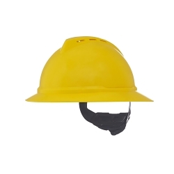 HexArmor® Ceros® 16-12007 XP200E Type 1 Long Brim Non-Vented Safety Helmet, 6-3/8 in Fits Mini Hat, 8 in Fits Max Hat, HDPE, 6-Point Suspension, ANSI Electrical Class Rating: Class E, ANSI Impact Rating: ANSI Z89.1, Ratchet Adjustment
