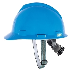 MSA 10171107 Chinstrap, 2 Mounting Points, Polyester, For Use With Hard Hats