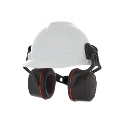 MSA 10190358 Helmet Mounted High Attenuation Hearing Protection, 31 NRR/36 SNR